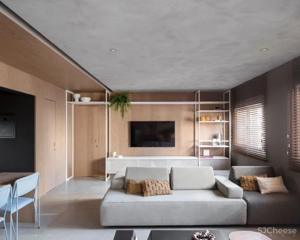 115㎡做三室一厅,合理布局+收纳,这样设计更省空间