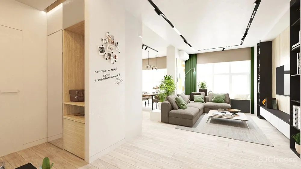 88㎡暖色空间,自然轻快!