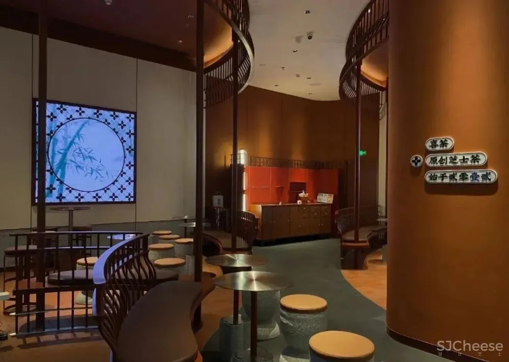 喜茶深圳的第100家店,古风主题美腻啦