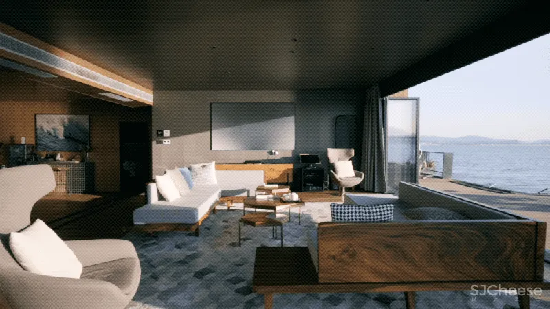 福建小哥租下一片海,造600㎡漂浮大平层:我随时可以与世隔绝