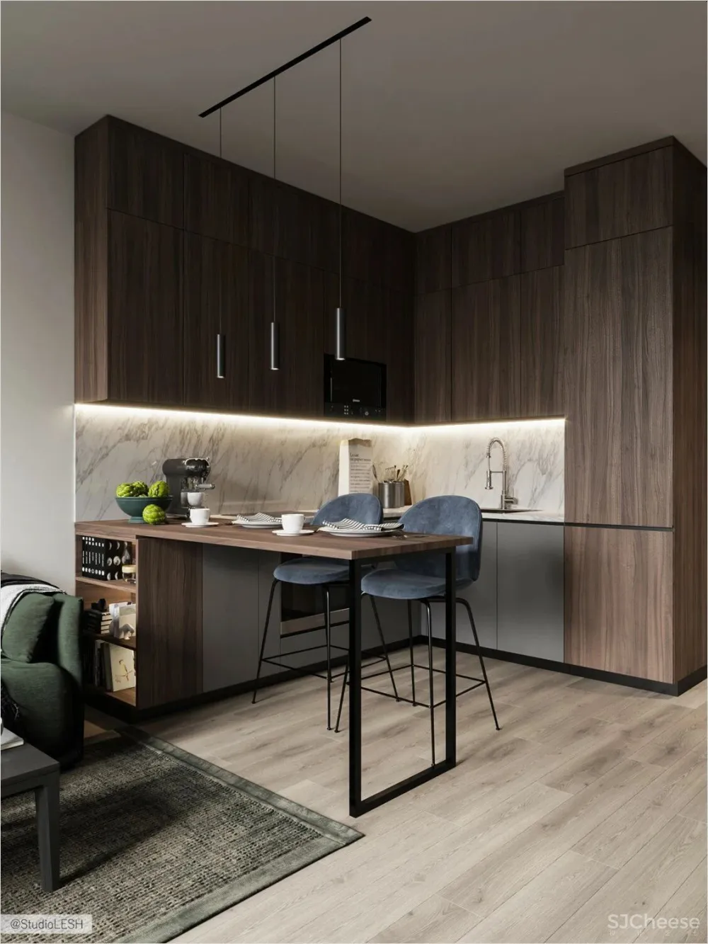 100款厨房设计,惊艳!