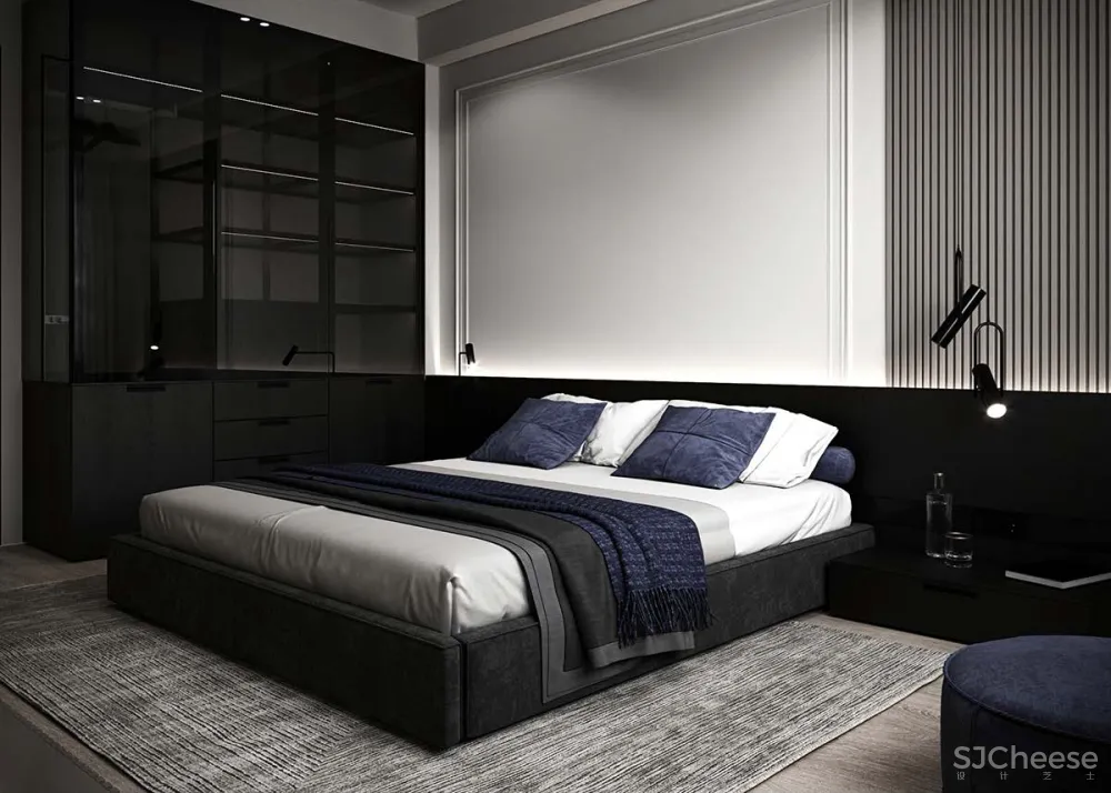 86㎡ 一室一厅，主卧空间这样布局宽敞又大气！