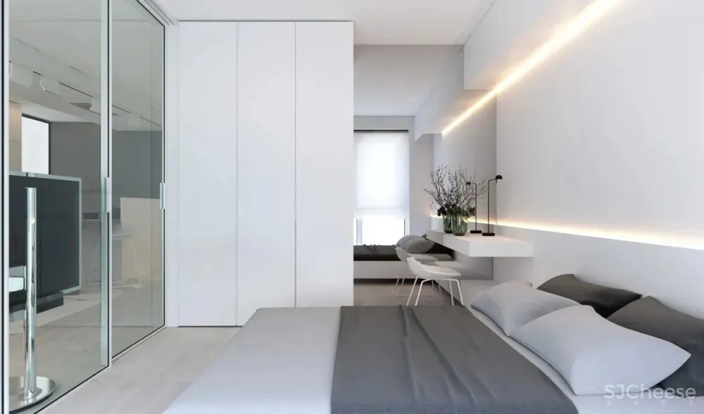 这个43㎡的黑色小户型,才是高贵冷艳的单身贵族豪宅!