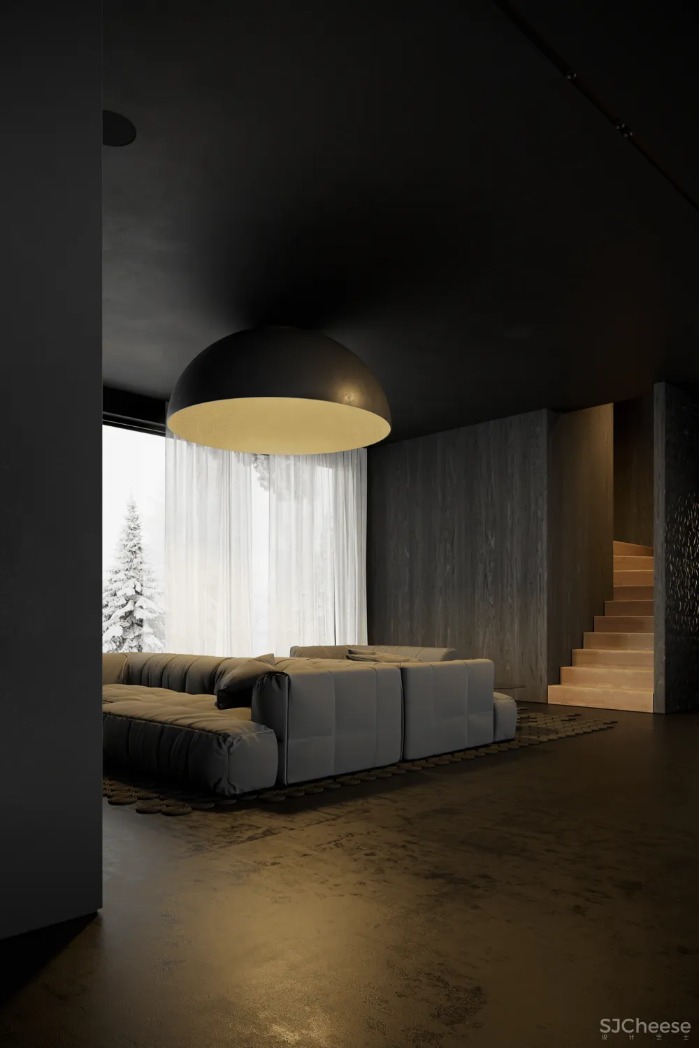 270㎡黑色空间,高级迷人!