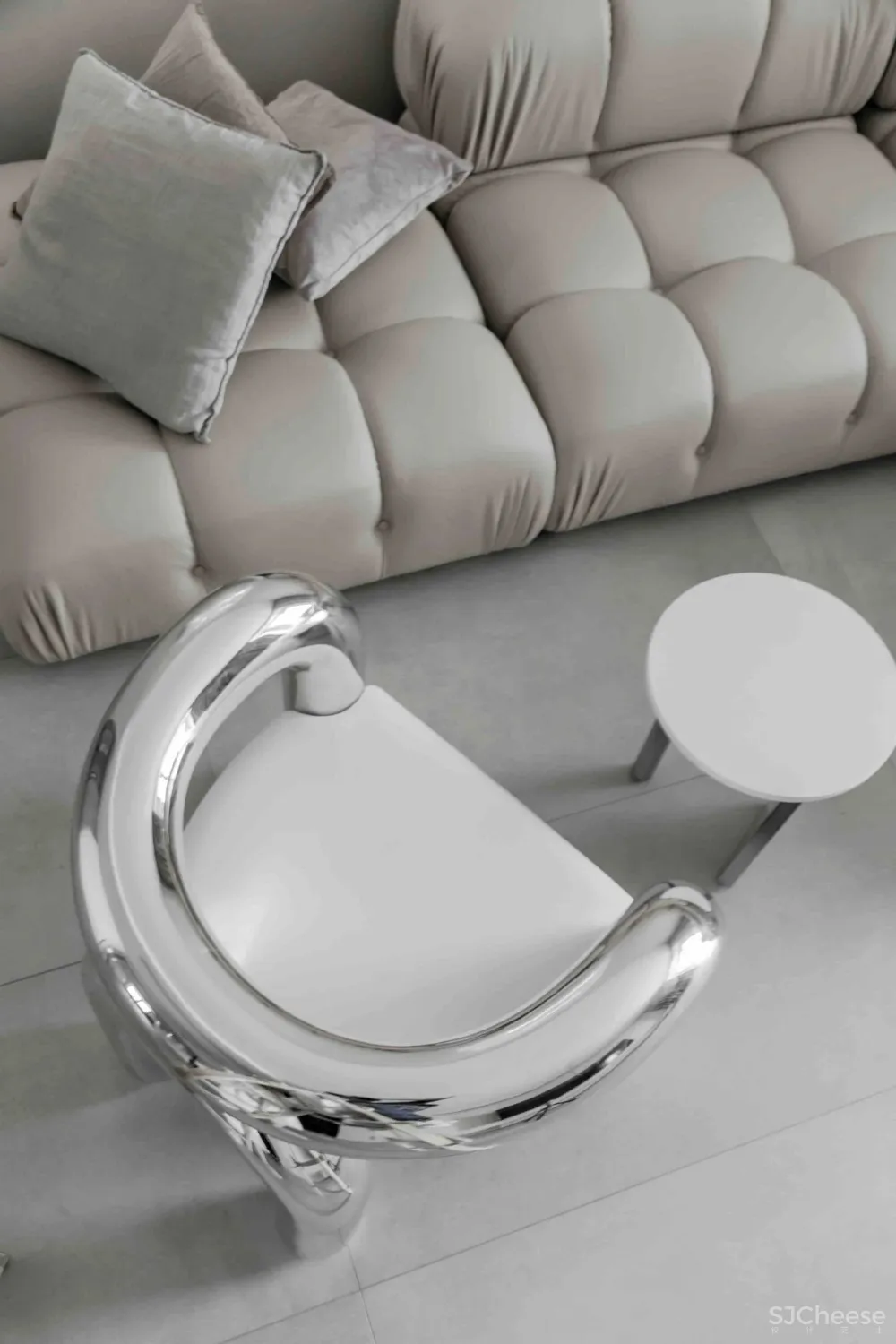 无主灯的极简调性，张弛有度的三代同堂之家｜禄本设计