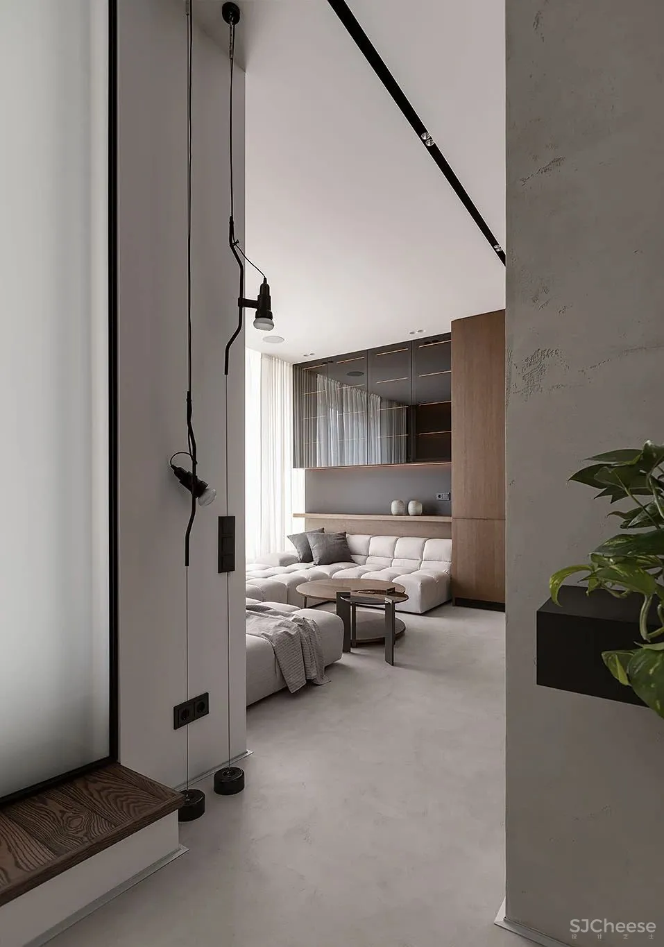 现代极简风一居室 Diana Lobodiuk