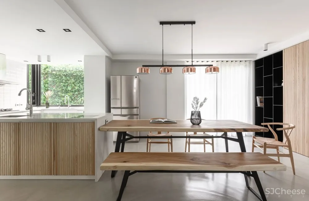 白色 原木色,一个简单又清爽的家!