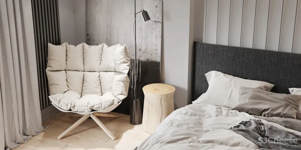 65㎡的小公寓,浴室竟能放下最爱的浴缸,也太享受了