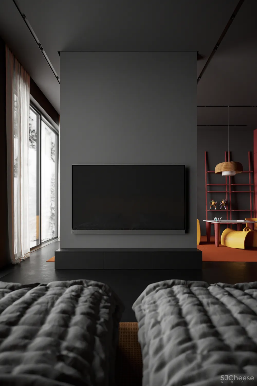 270㎡黑色空间,高级迷人!