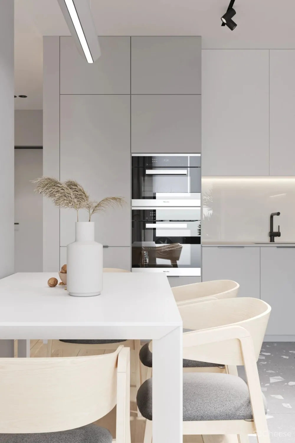 65㎡的小公寓,浴室竟能放下最爱的浴缸,也太享受了