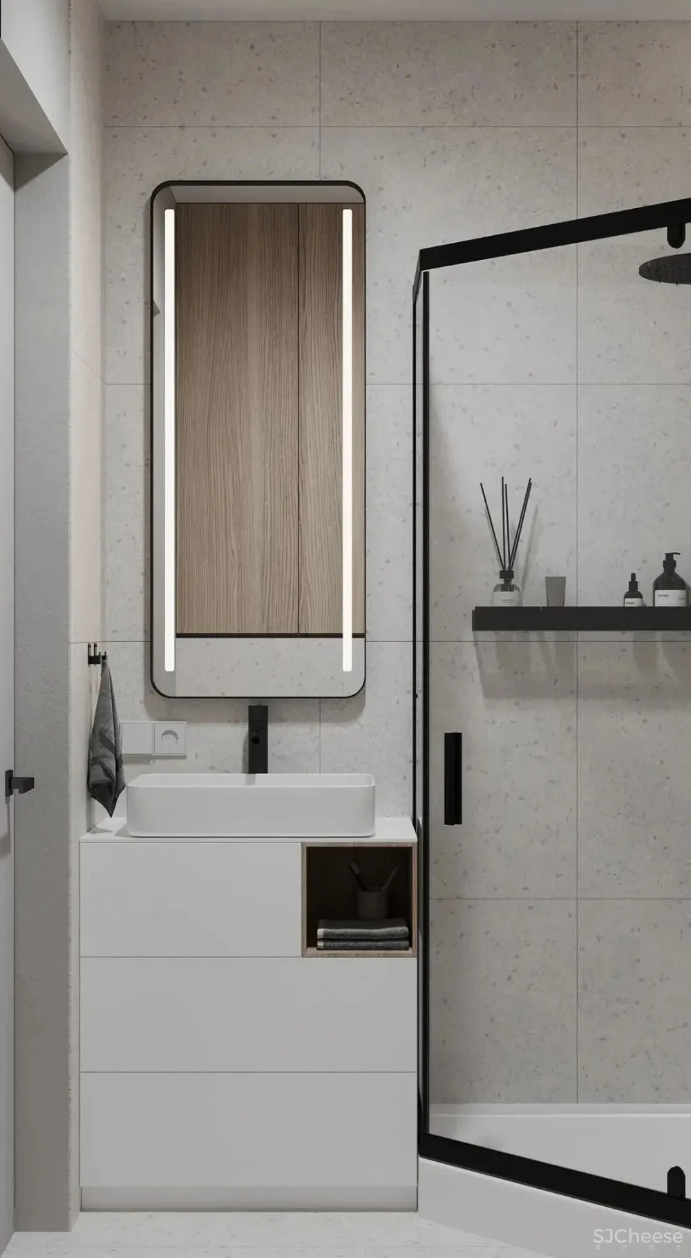 75㎡公寓设计，小空间大视野！ Nastia Perchyk