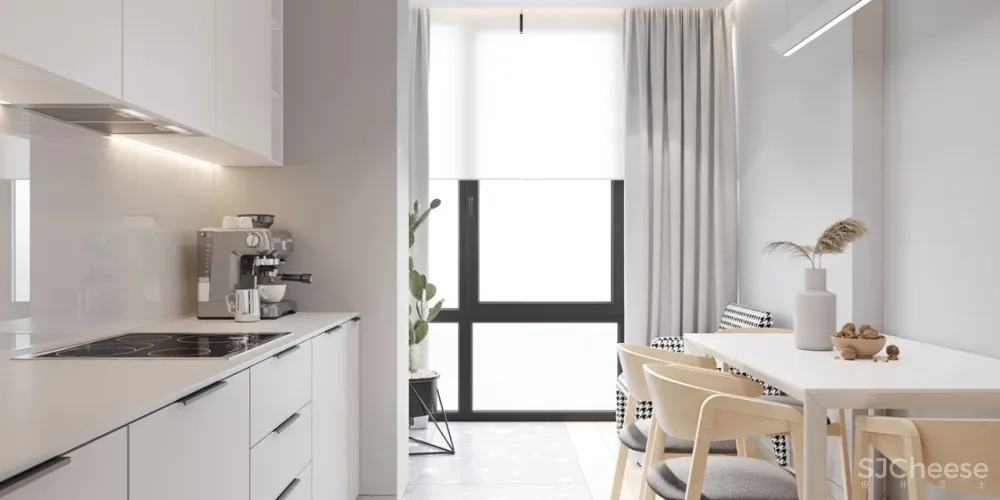 65㎡的小公寓,浴室竟能放下最爱的浴缸,也太享受了