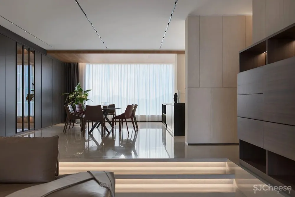 JANMEI 黄洁新 540㎡ 顶层复式,一家人将生活过成了极简诗意