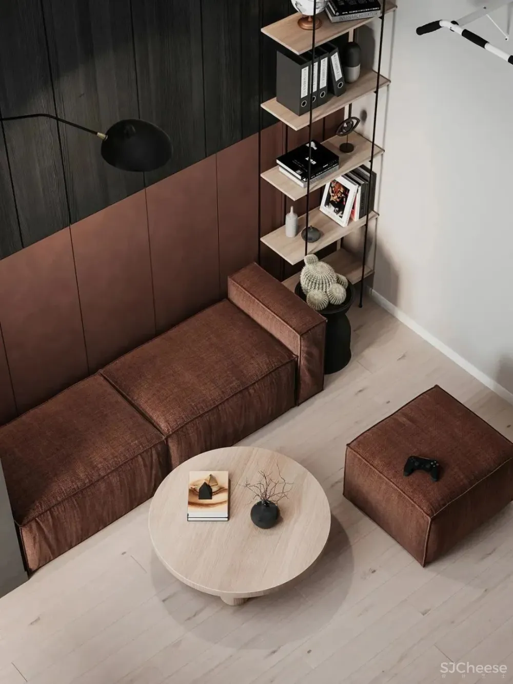 75㎡公寓设计，小空间大视野！ Nastia Perchyk