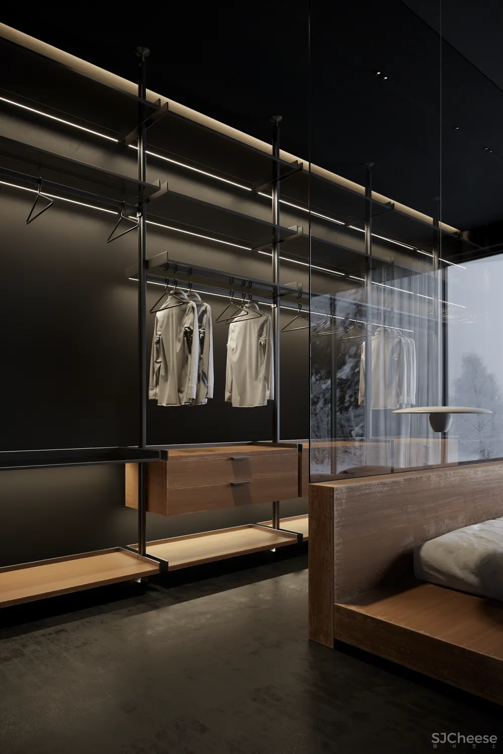 270㎡黑色空间,高级迷人!