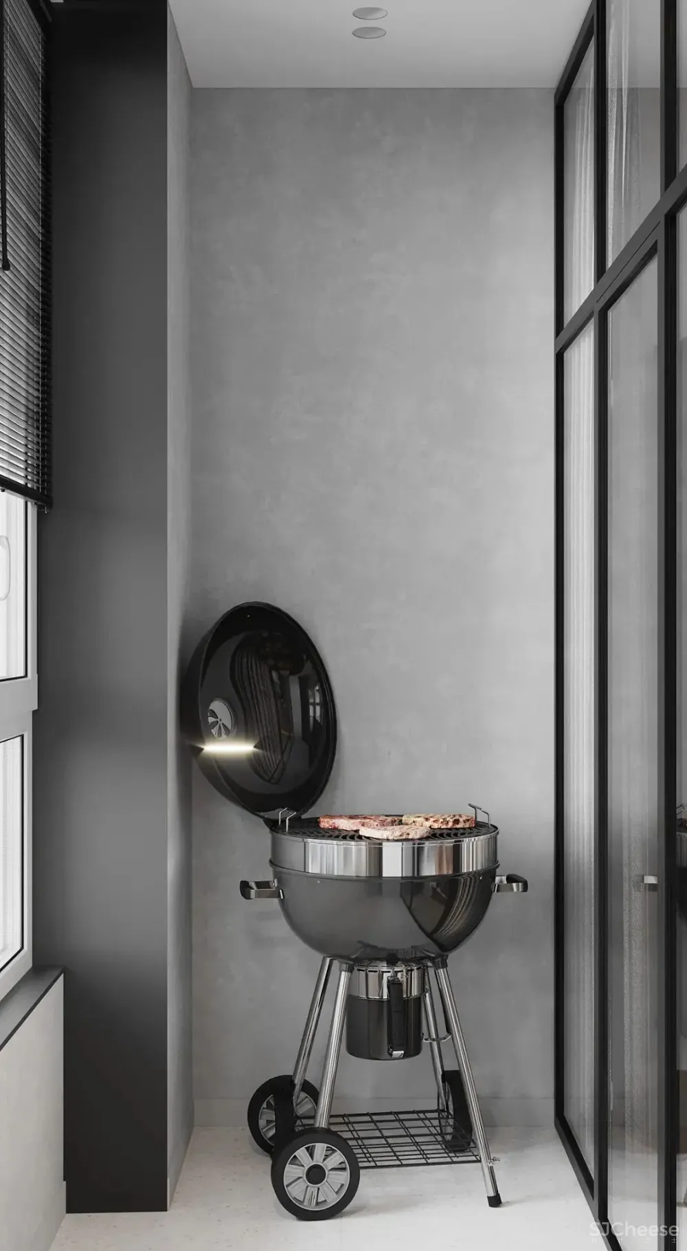 75㎡公寓设计，小空间大视野！ Nastia Perchyk