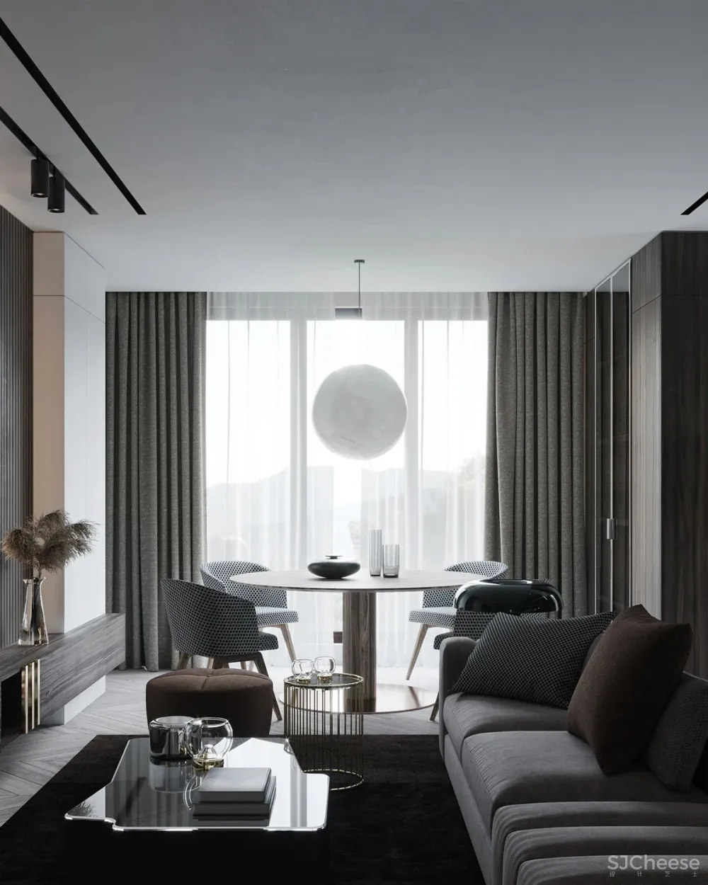 现代轻奢:简约高级灰,轻奢有度!