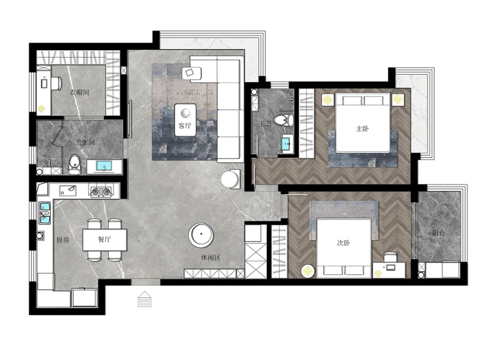 这样的简约现代风,高级又有范儿!