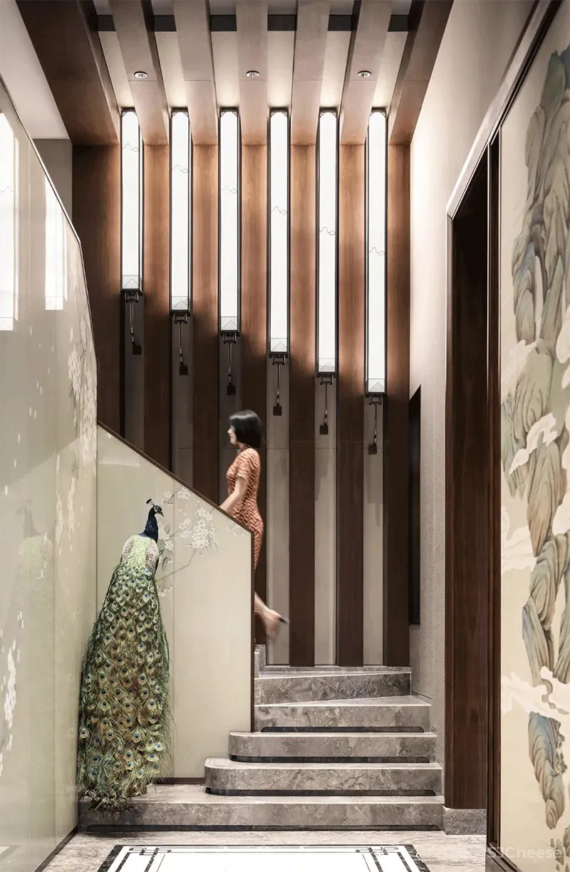 1000㎡经典中式大宅,移步换景,雅韵清风!