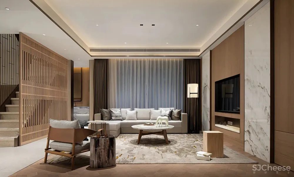 新中式样板房,古典韵味与现代简洁的绝美融合