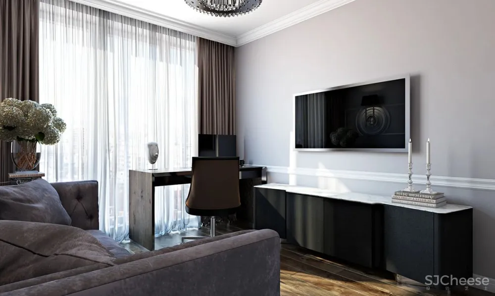 小美式：简洁的形式和色彩来表达!