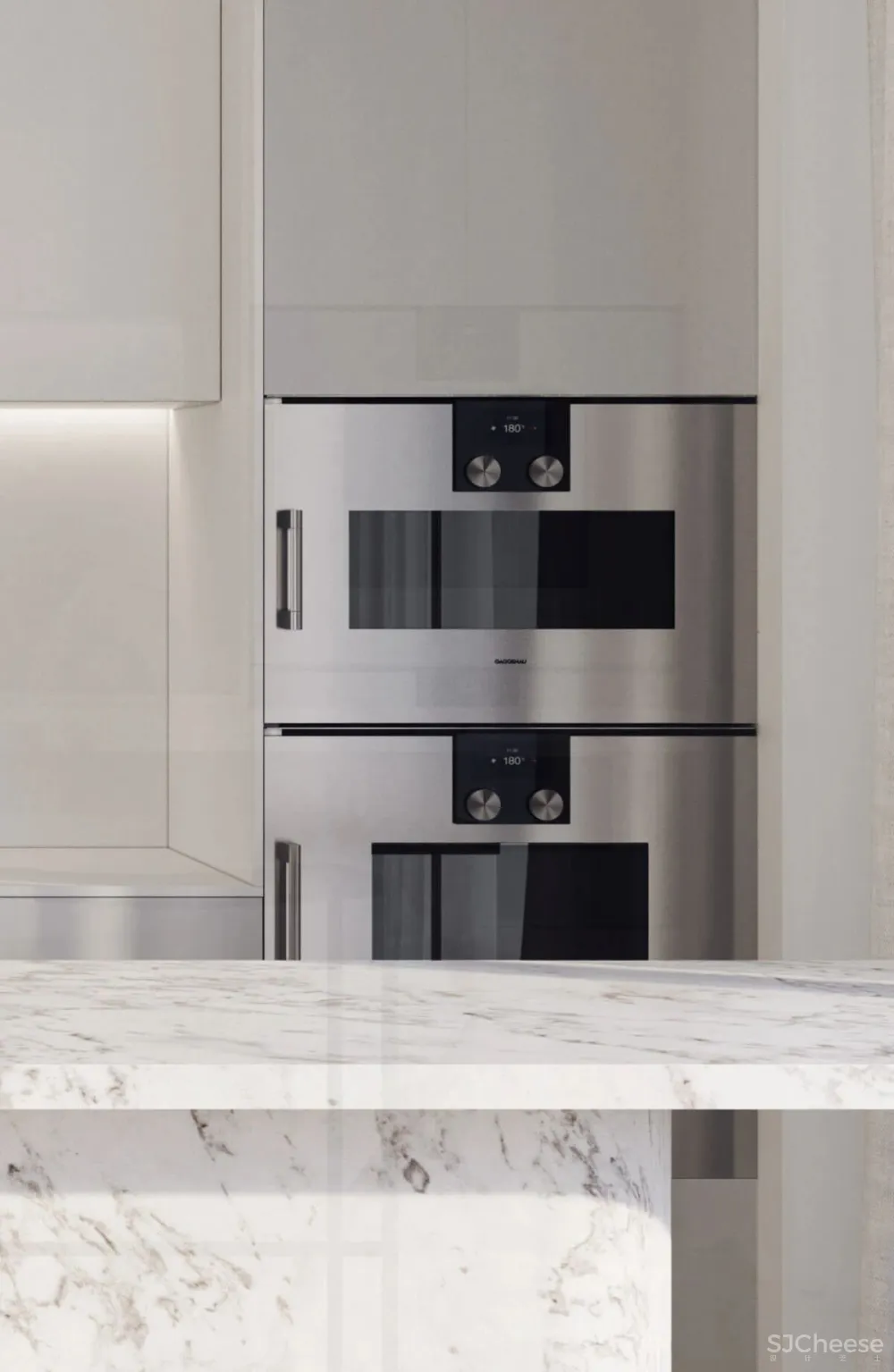 一梯两户一字排开的平层公寓,这才叫真正的大开间!