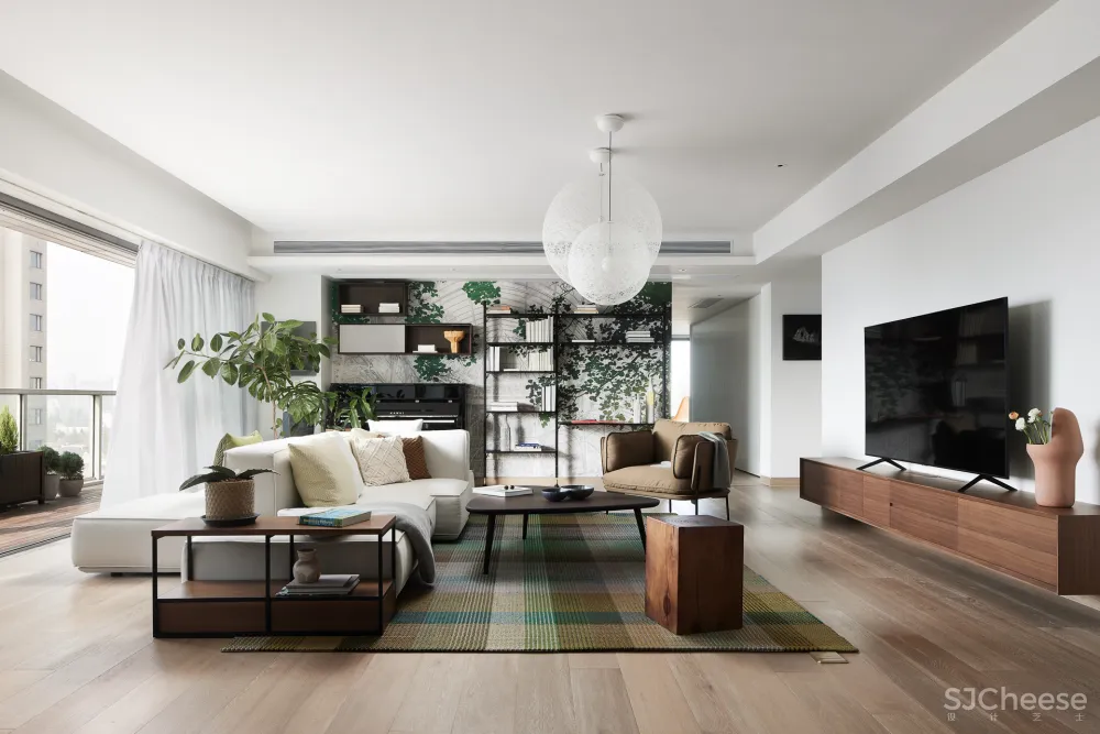 上海 300㎡ 大平层,一种精装格局,秀舍如何「变」出不同设计风格?