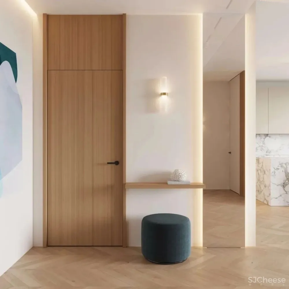 93㎡莫兰迪好宅，年轻夫妻公寓的设计范本！