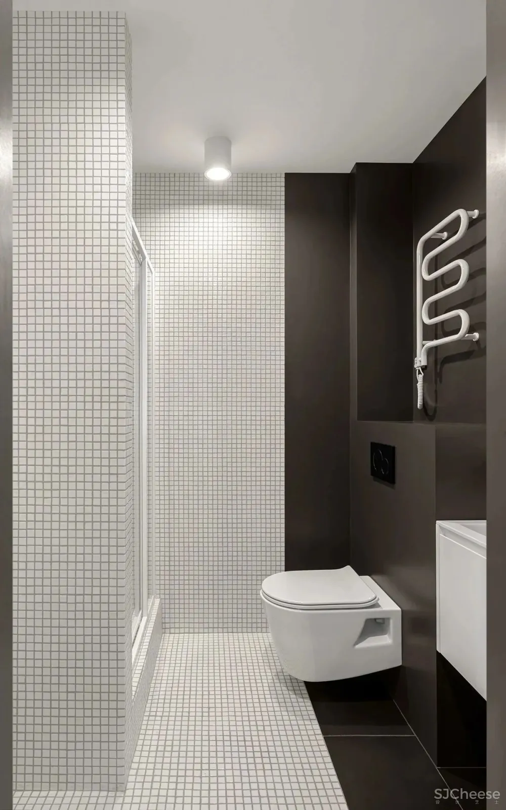 这个43㎡的黑色小户型,才是高贵冷艳的单身贵族豪宅!