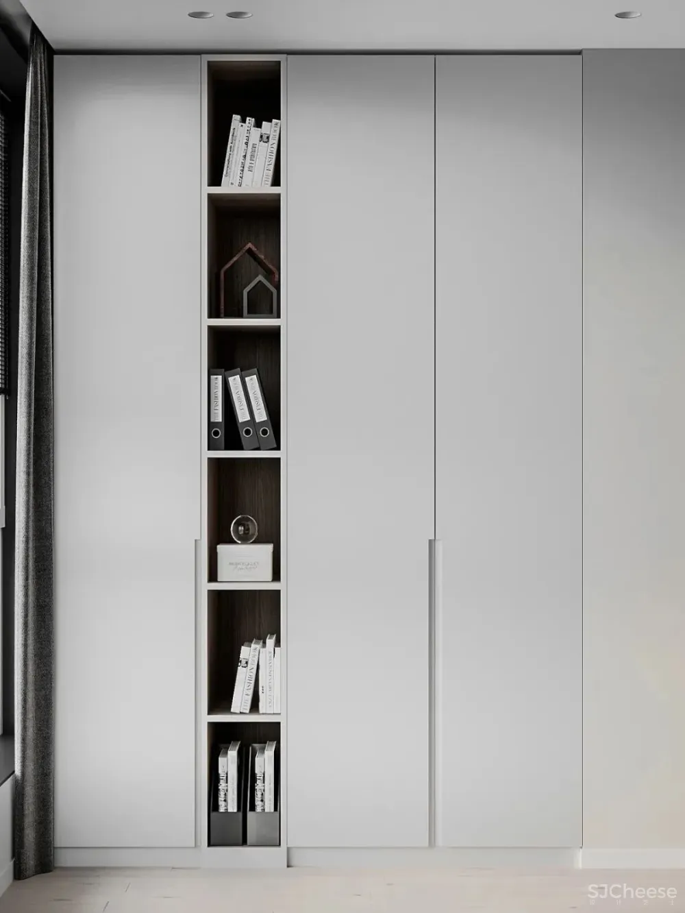 75㎡公寓设计，小空间大视野！ Nastia Perchyk