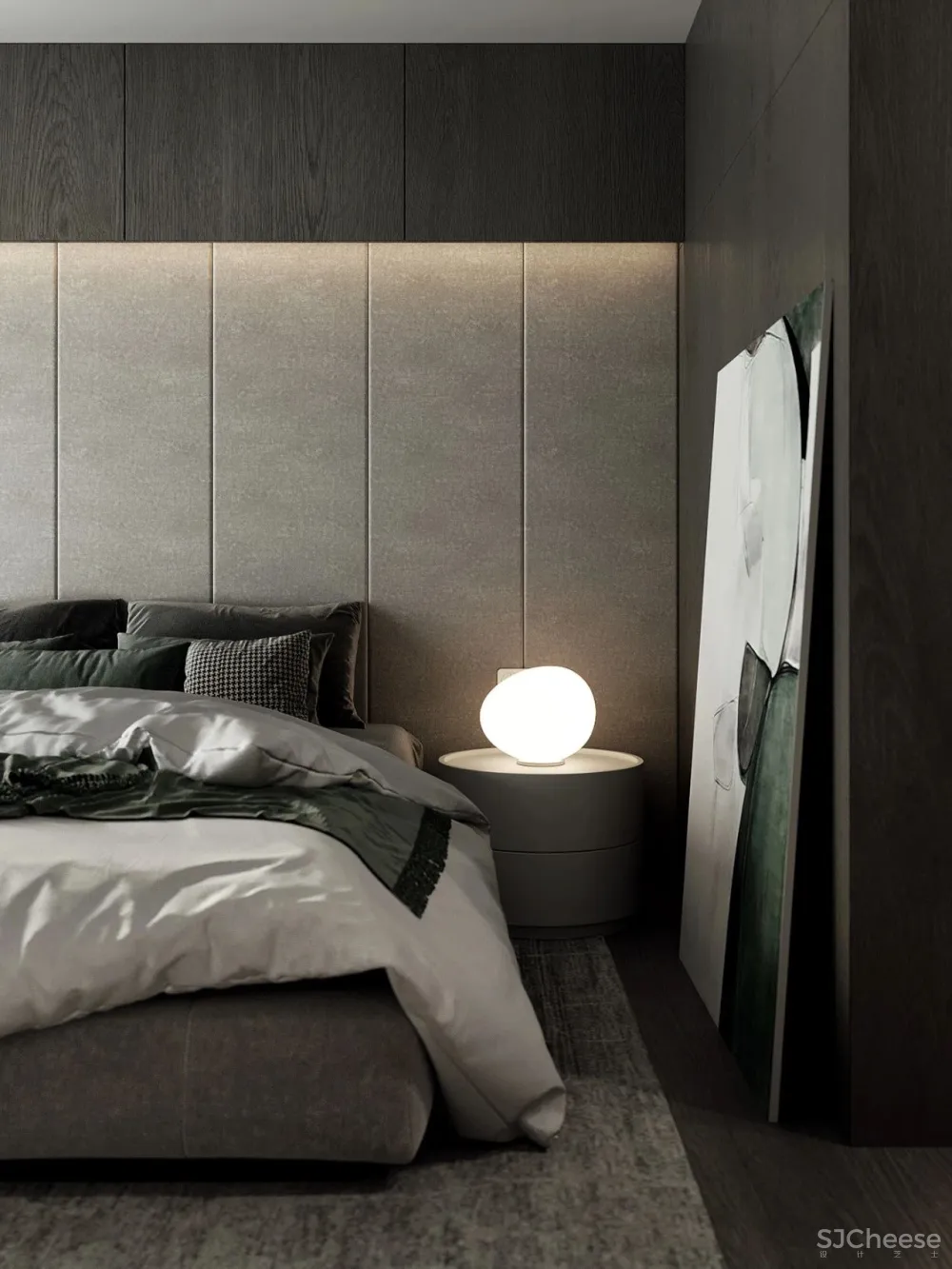 105㎡深色极简,美出新高度!