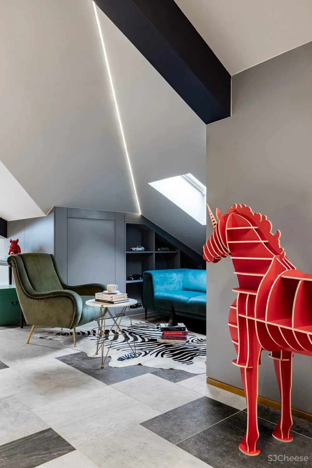 北京160㎡顶层复式带阁楼,装修花了300万,朋友看了都羡慕!