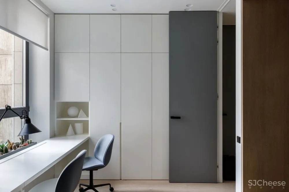 116m² 私宅,简约风格下,却有着强大的收纳空间