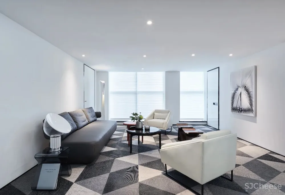 如墨设计|创意美学玩转空中Loft办公样板