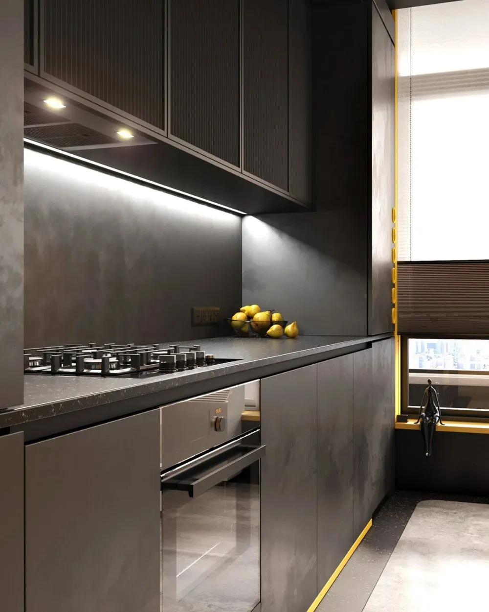 这位设计师真的很有预见性,一不小心就撞了当下热度最高的“灰黄”组合