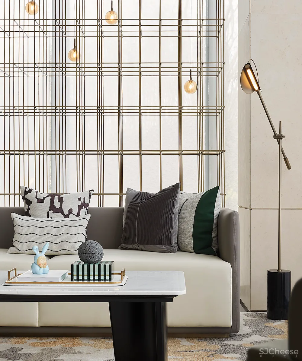 460㎡简雅售楼处,超凡脱俗的高级感!