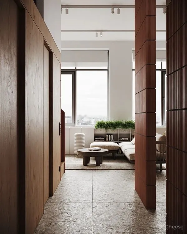 116m² 私宅,简约风格下,却有着强大的收纳空间