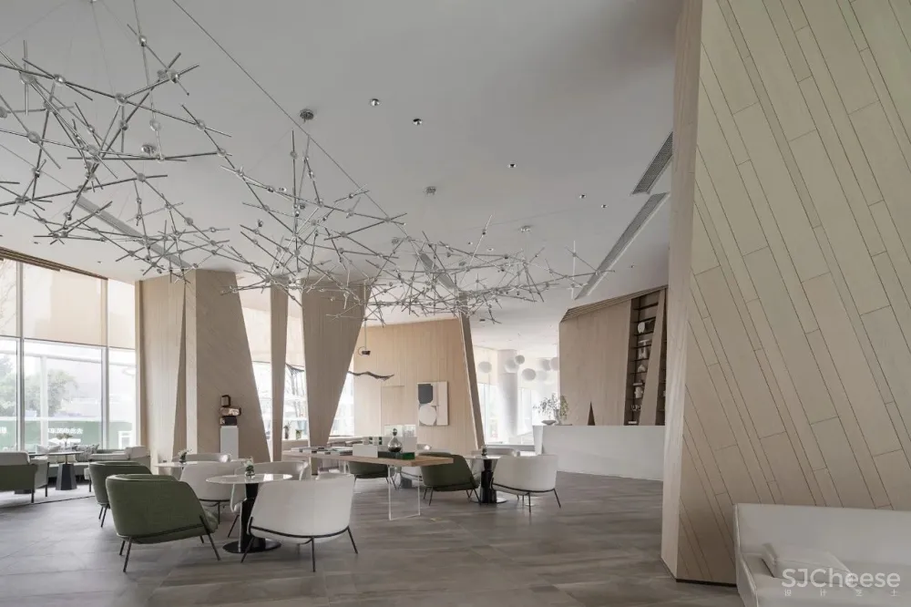 尚壹扬新作丨折线,让空间起舞:旭辉⾦科·贵阳乌当销售中⼼