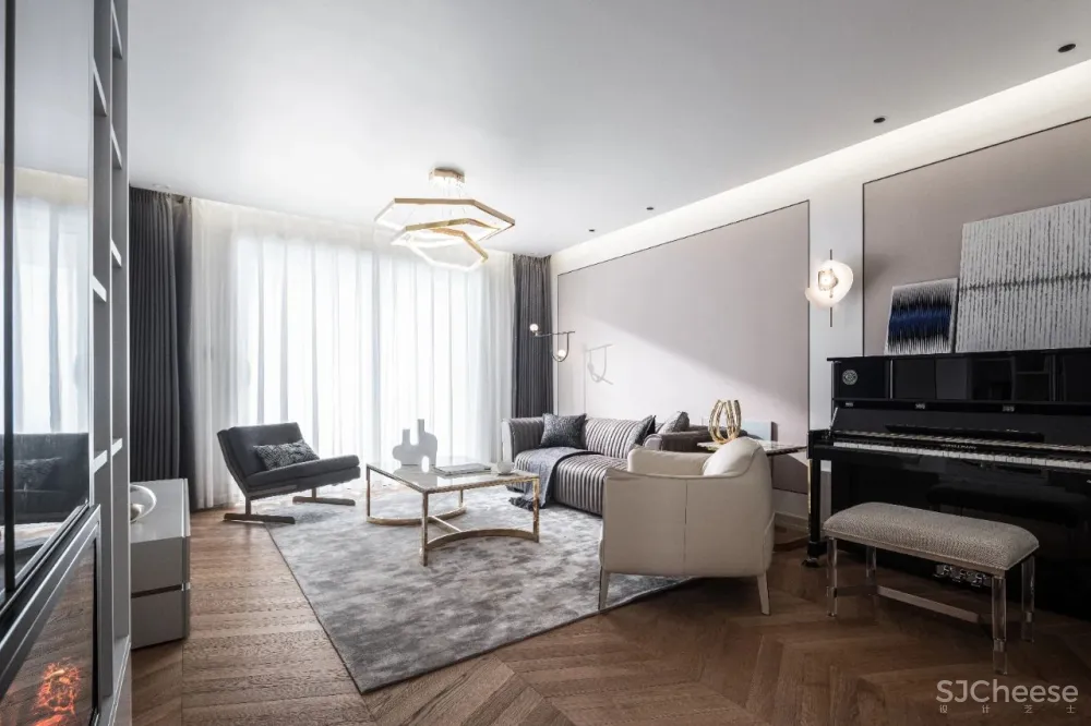 粉白色调 长虹玻璃，诠释家的优雅 SKH设计