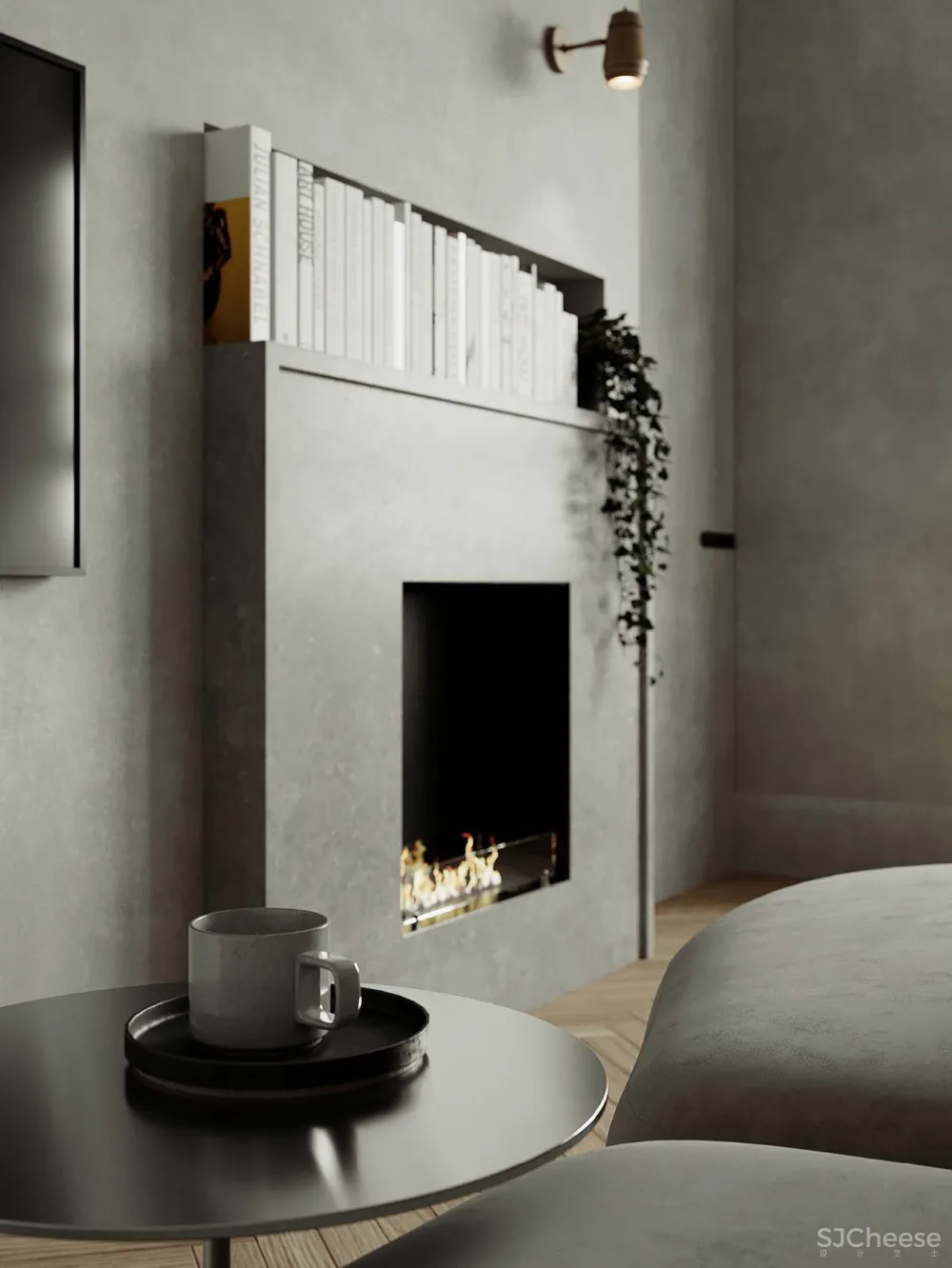 96㎡ 高级灰这样用，尽显极简之美！