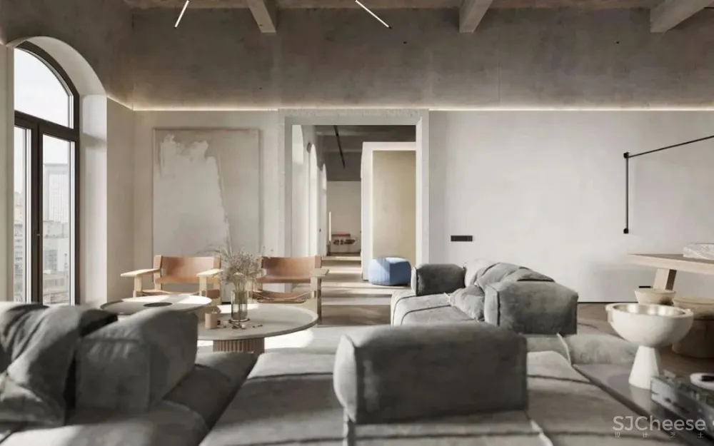 136㎡公寓藏着透明卫生间，想想都刺激！