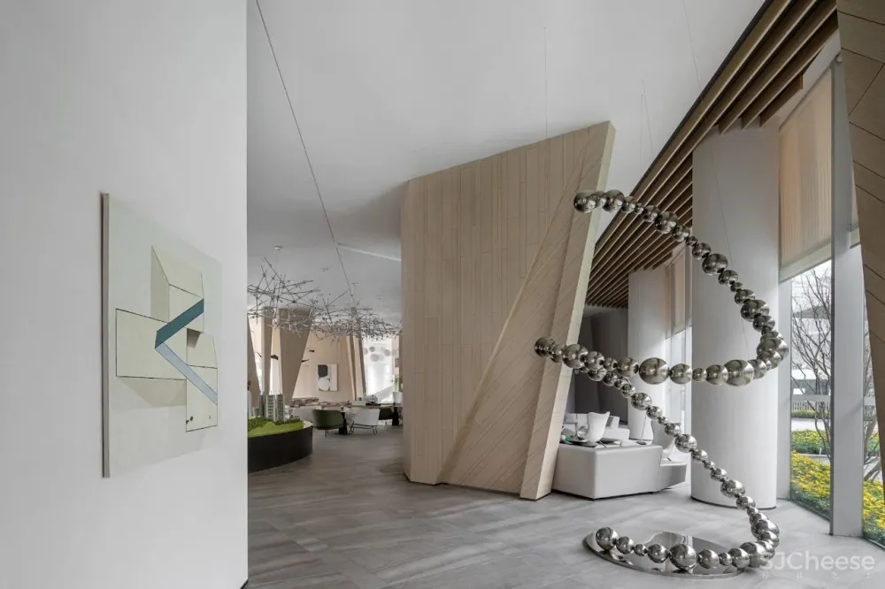 尚壹扬新作丨折线,让空间起舞:旭辉⾦科·贵阳乌当销售中⼼