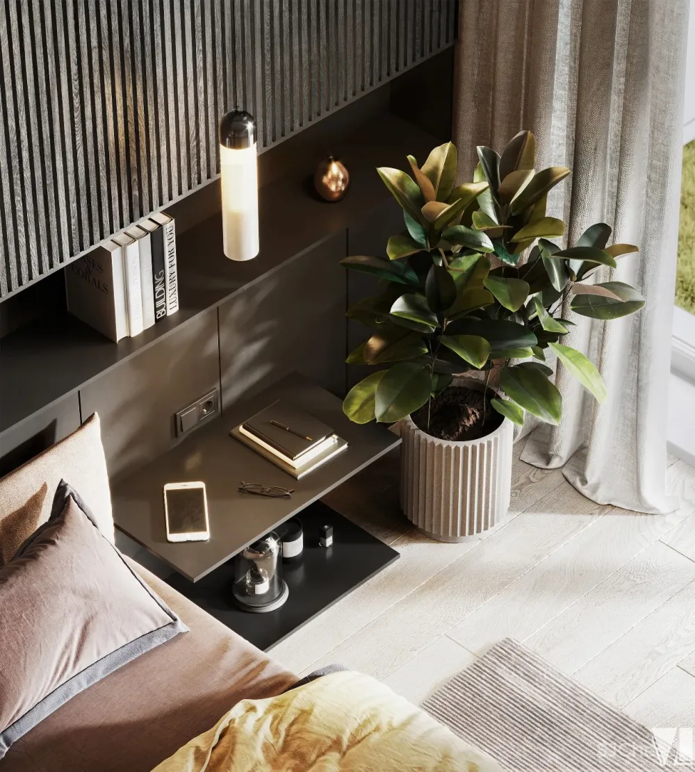 Vizline新作|独栋别墅设计,现代轻奢的高级既视感