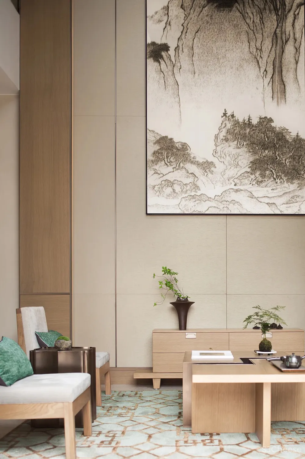 新中式样板房,古典韵味与现代简洁的绝美融合