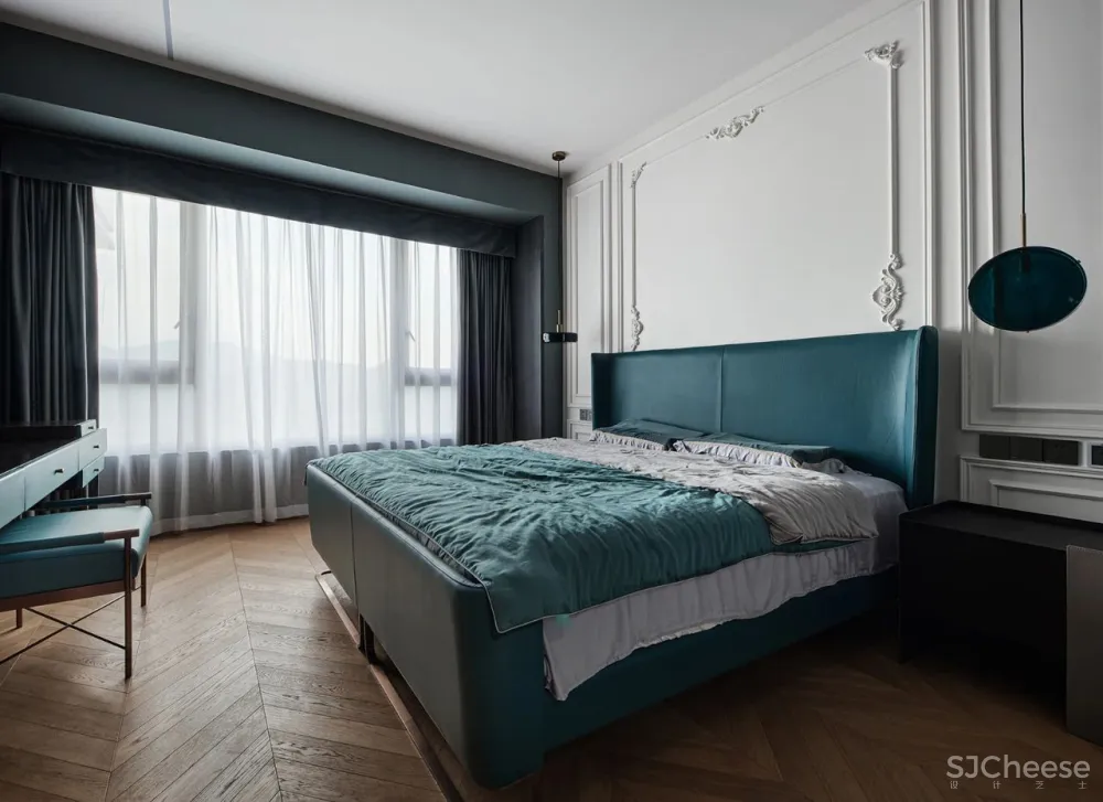 160㎡黛绿复古风，无法抗拒的优雅与质感!