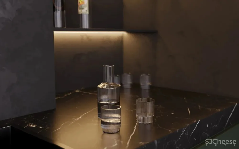 250㎡高级黑别墅，满满的高级感！