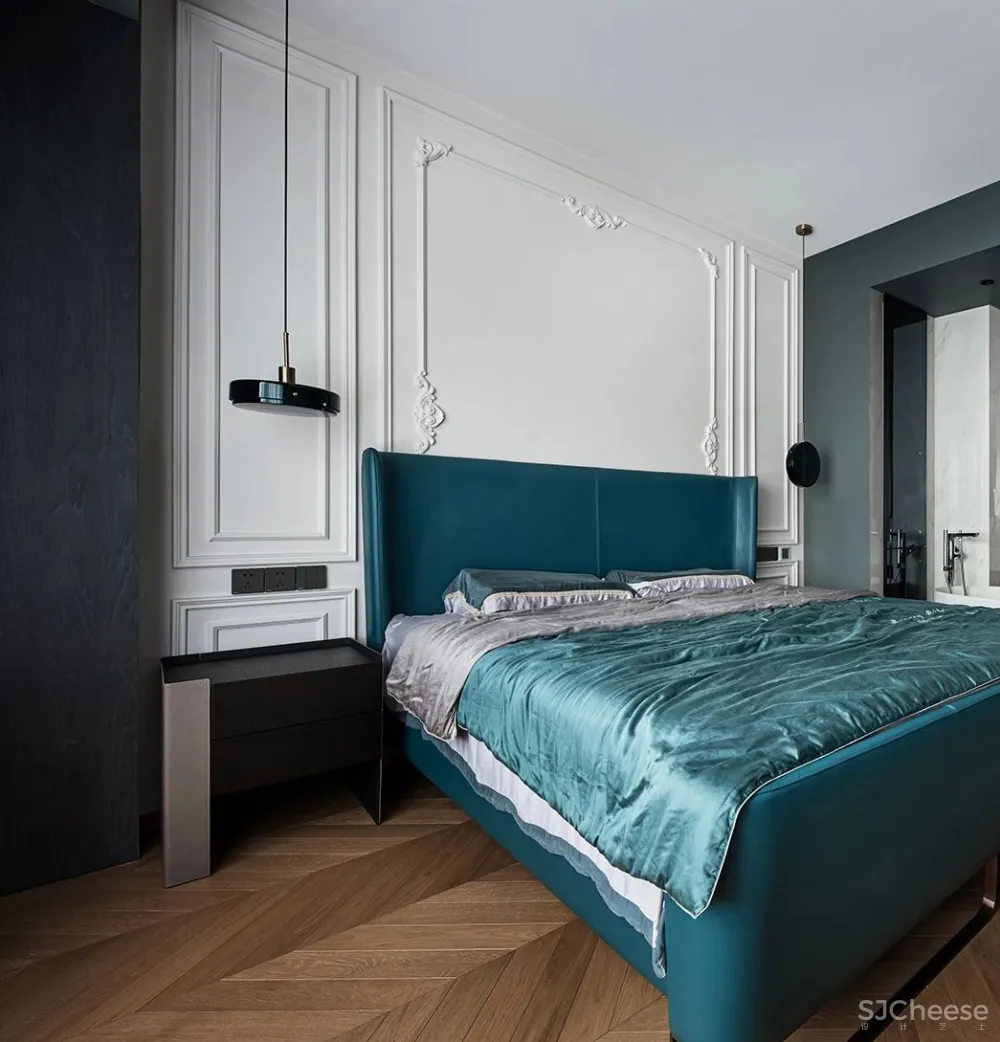 160㎡黛绿复古风，无法抗拒的优雅与质感!