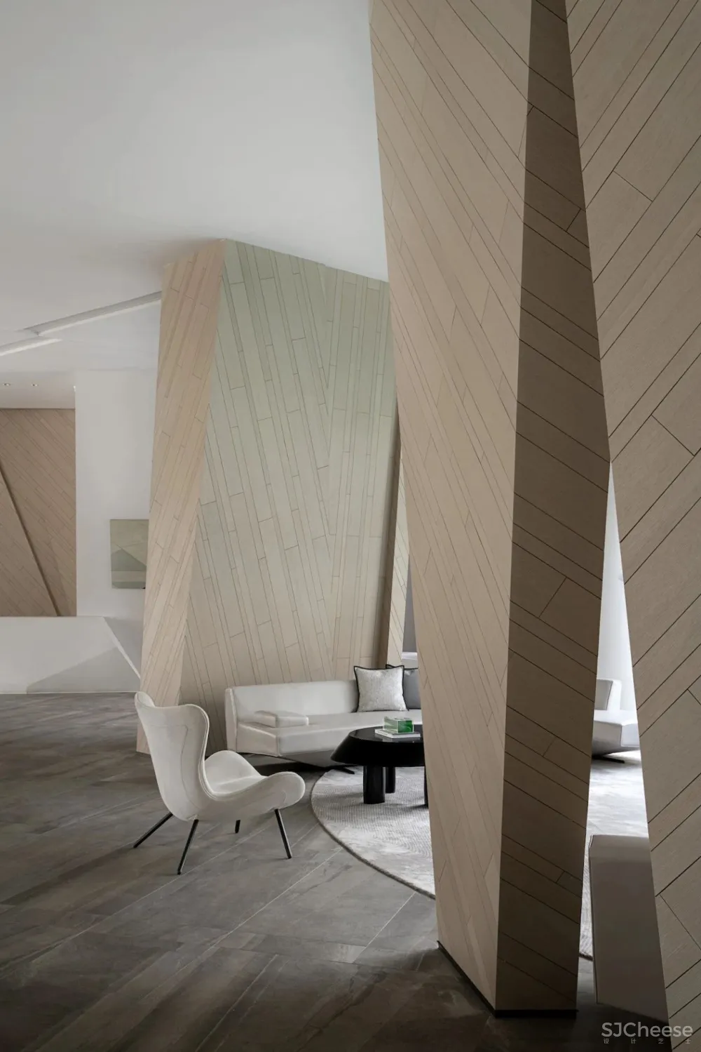 尚壹扬新作丨折线,让空间起舞:旭辉⾦科·贵阳乌当销售中⼼