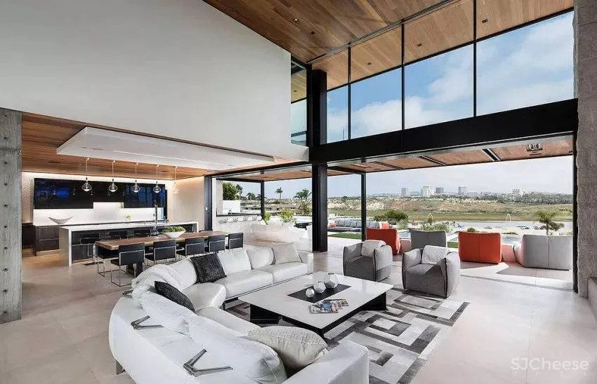 精品大气格调宅!加州现代异材质泳池别墅