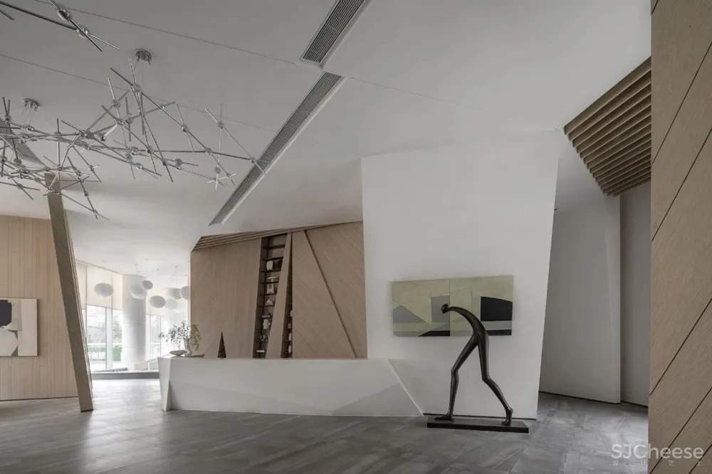 尚壹扬新作丨折线,让空间起舞:旭辉⾦科·贵阳乌当销售中⼼